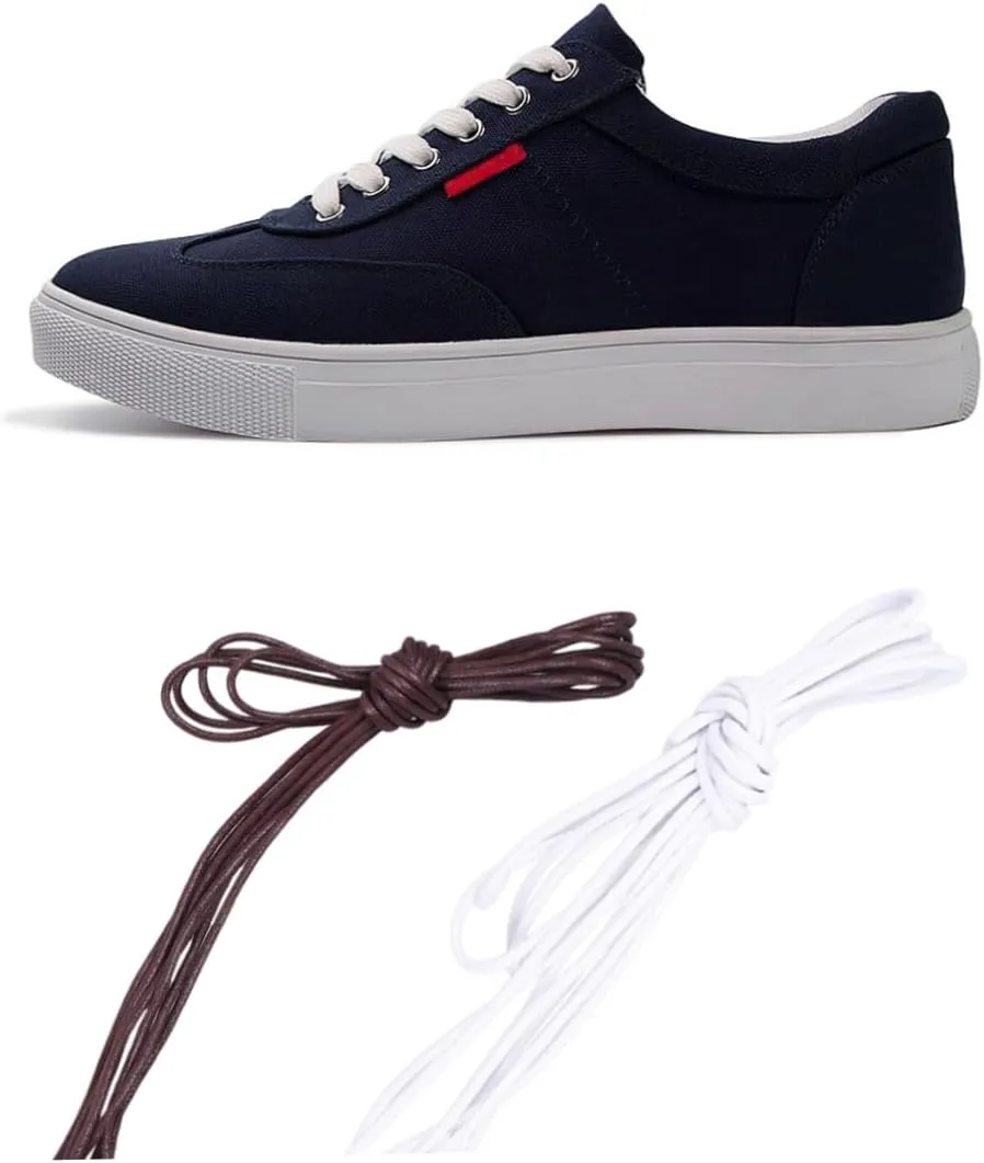 12 Pairs Thin Round Shoelaces Shoes Accessories Stretch Shoe Laces Black Formal Dress Round Shoe Laces
