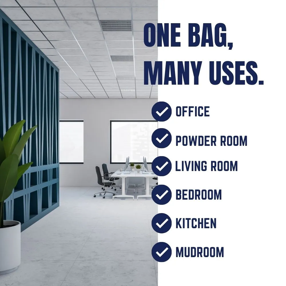 6 Gallon Drawstring Bags - 0.7 Mil - 100/Case