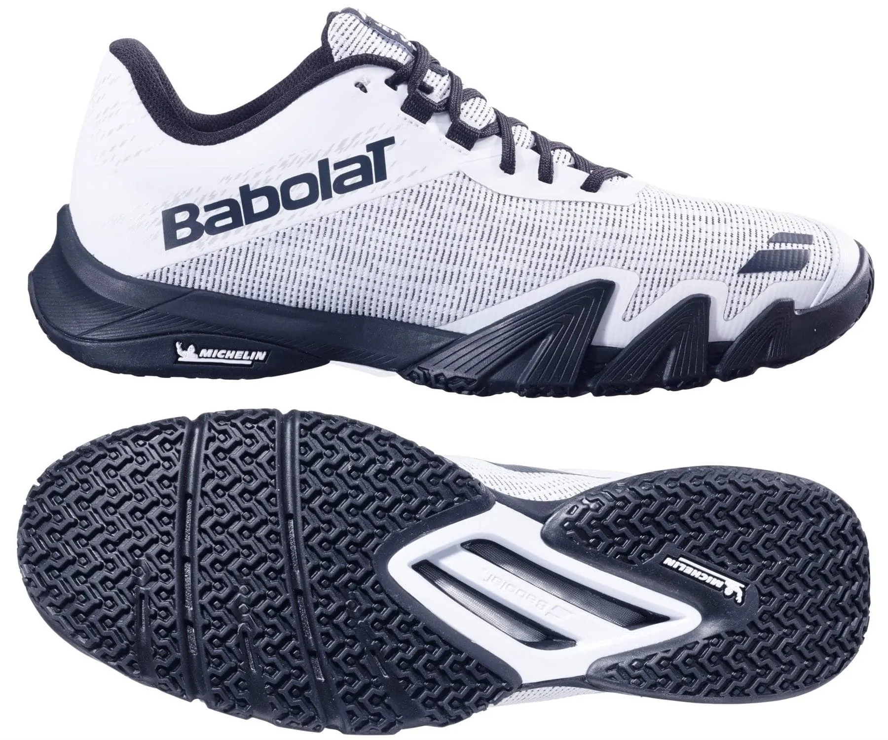 Babolat Jet Viva Mens Padel Shoes - White / Black