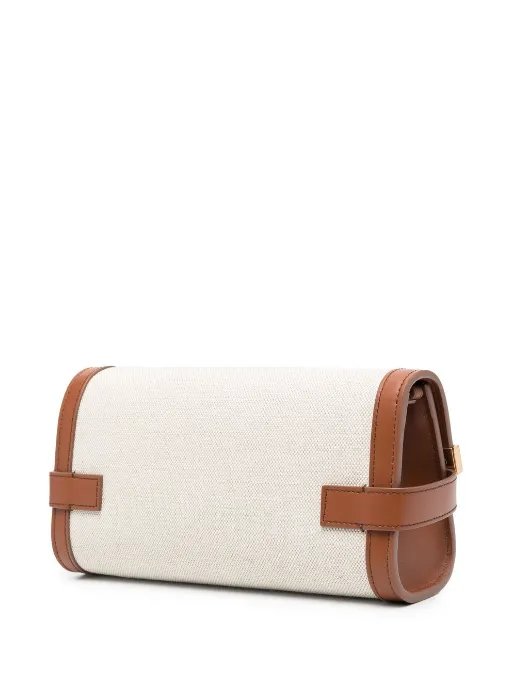Balmain B-Buzz 23 canvas clutch bag