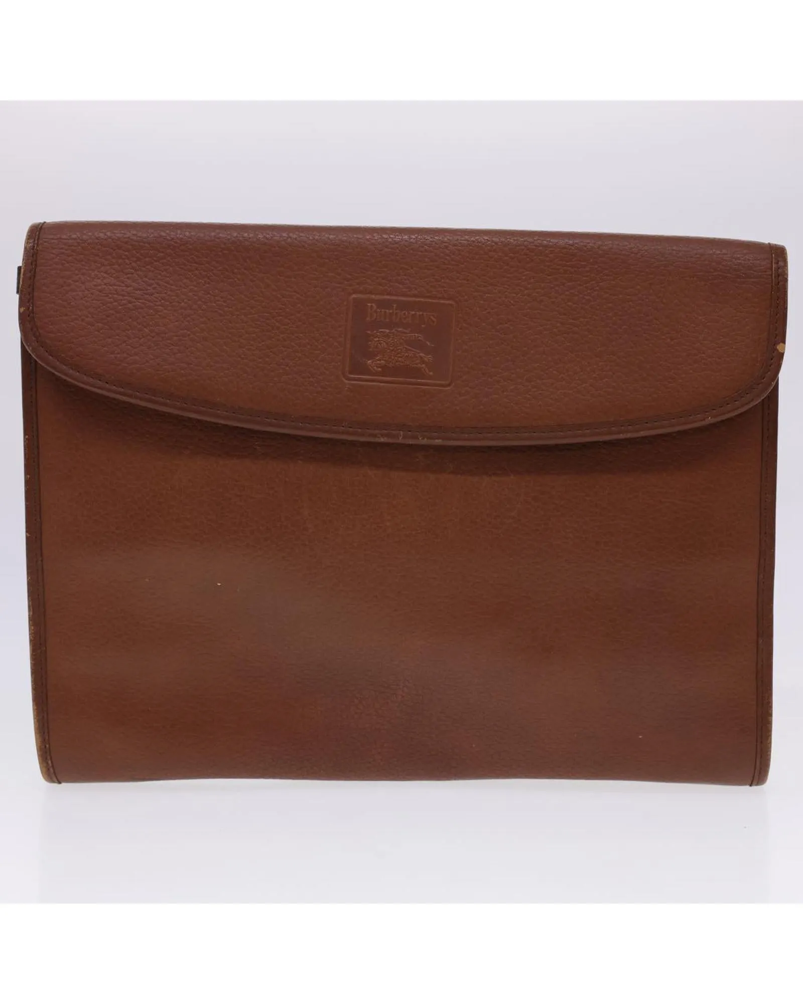 Burberrys Clutch Bag Leather 2Set