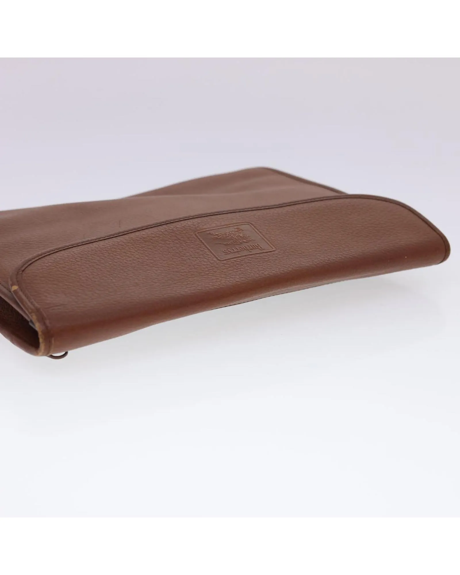 Burberrys Clutch Bag Leather 2Set