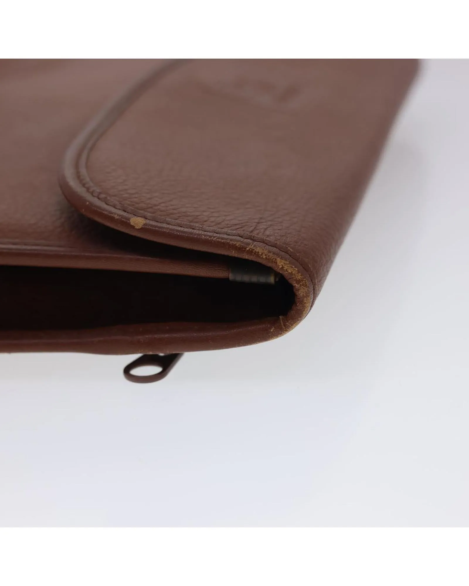 Burberrys Clutch Bag Leather 2Set