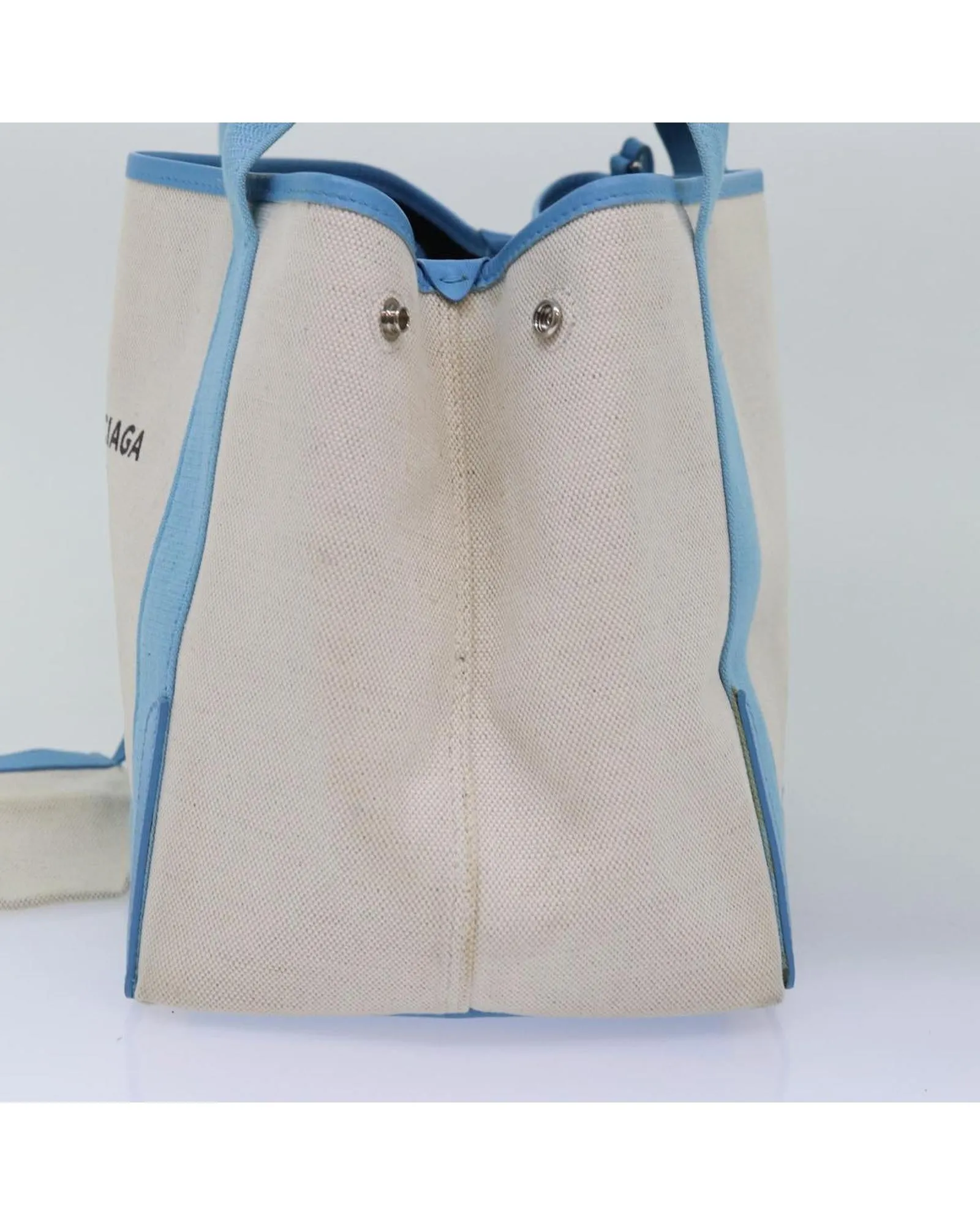 Canvas Navy Cabas S Hand Bag