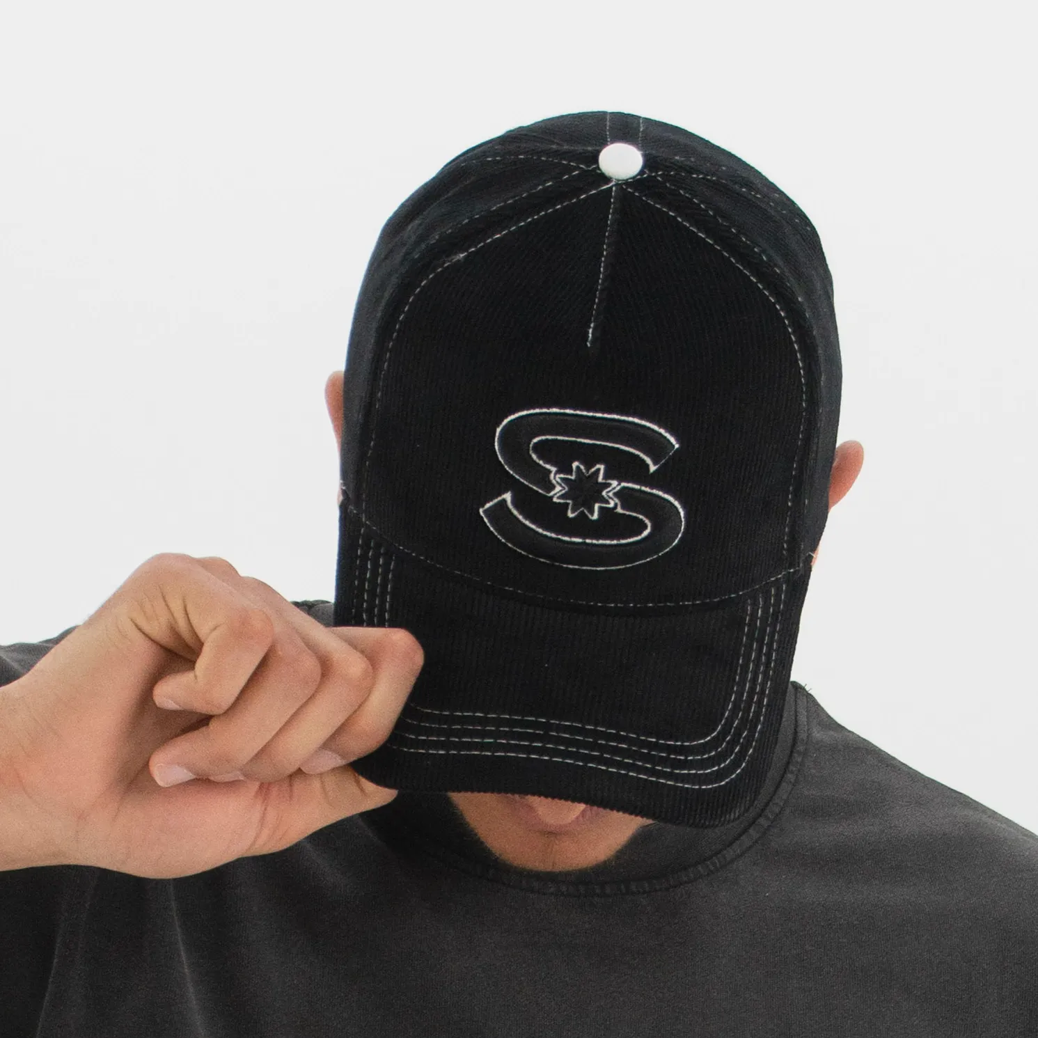 Corduroy Two-tone cap