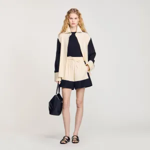 Gregor Two-Tone Shorts Ecru