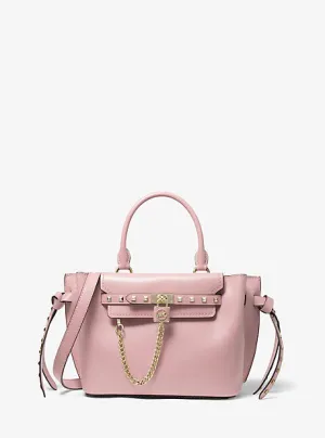 Hamilton Legacy Small Studded Leather Belted Satchel