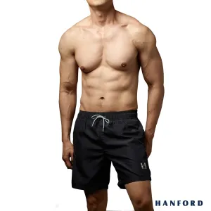 Hanford Men Shorts w/ Drawstring w/ Mesh Pouch Brett - Polar Night / Lyon Blue (1PC/SinglePack)