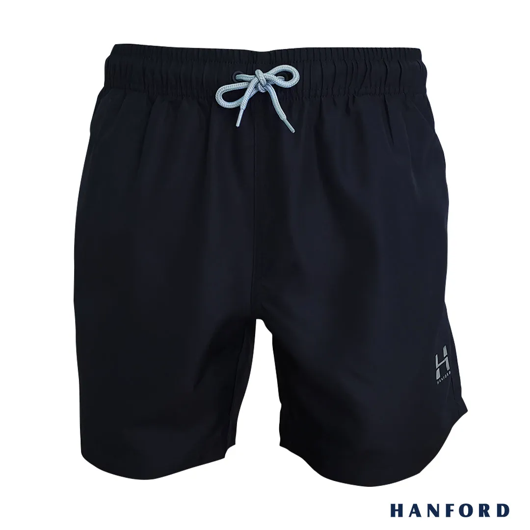 Hanford Men Shorts w/ Drawstring w/ Mesh Pouch Brett - Polar Night / Lyon Blue (1PC/SinglePack)