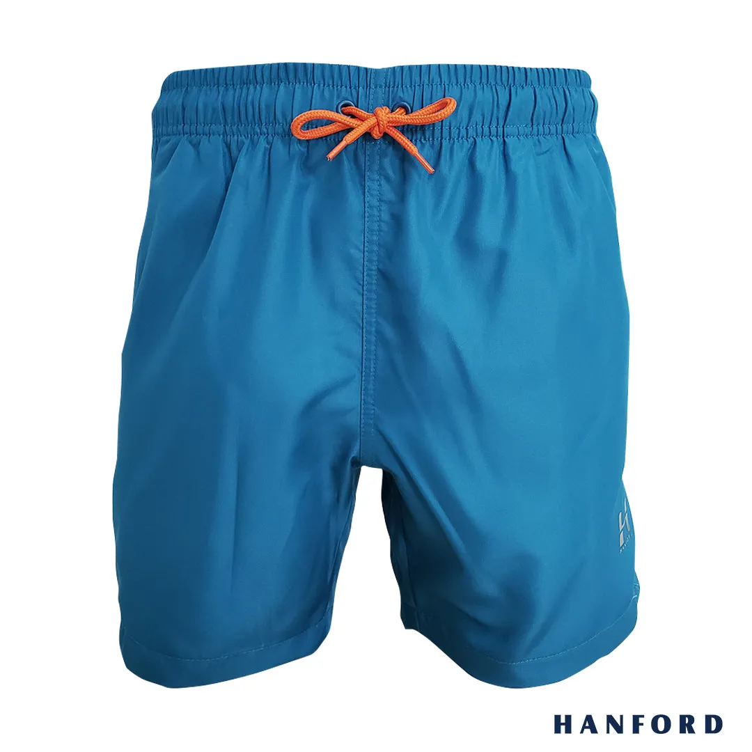 Hanford Men Shorts w/ Drawstring w/ Mesh Pouch Brett - Polar Night / Lyon Blue (1PC/SinglePack)