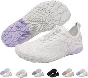 Hike Barefoot Footwear Women Men, Breathable Grounded Athletic Anti-Slip Shoes, Wide Toe Box Walking Beach Sneakers