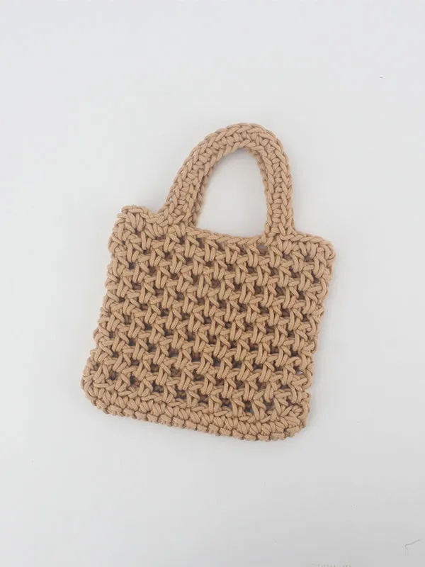 Hollow Solid Color Mini Bags Bags Accessories Handbags
