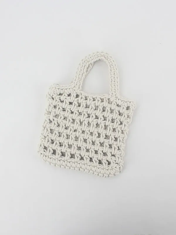 Hollow Solid Color Mini Bags Bags Accessories Handbags