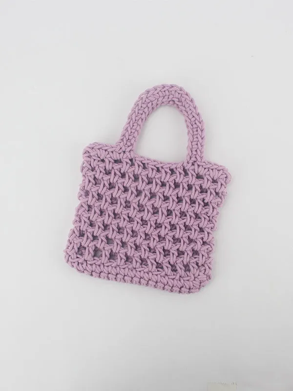 Hollow Solid Color Mini Bags Bags Accessories Handbags