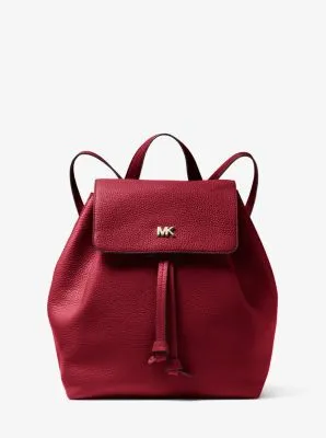 Junie Medium Pebbled Leather Backpack