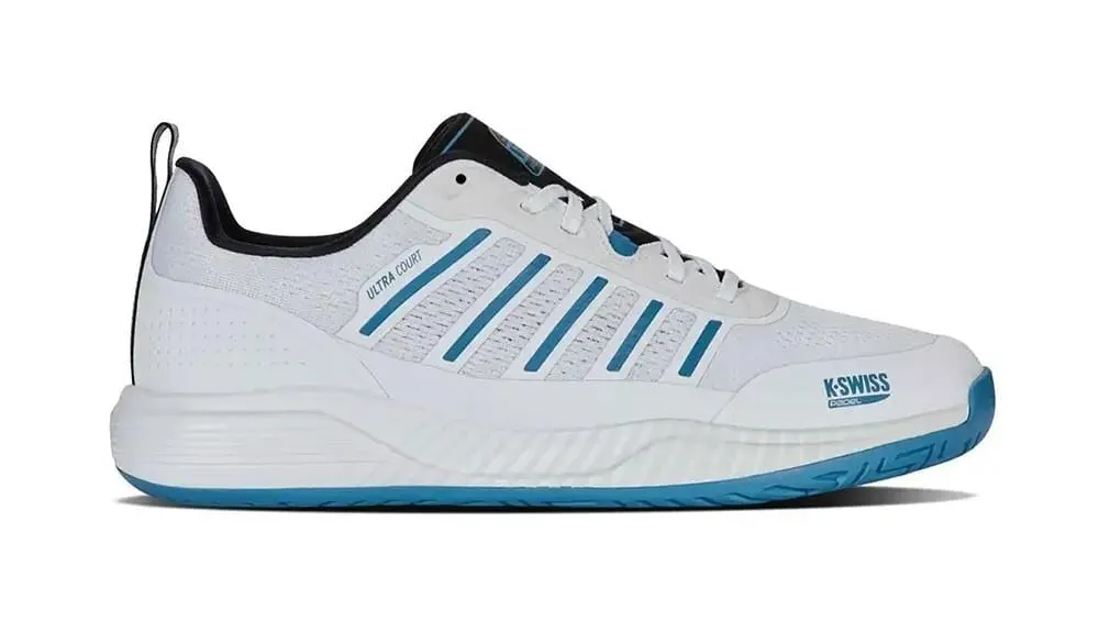 K-Swiss Ultra Court Mens Padel Shoes - White / Black / Blue Moon
