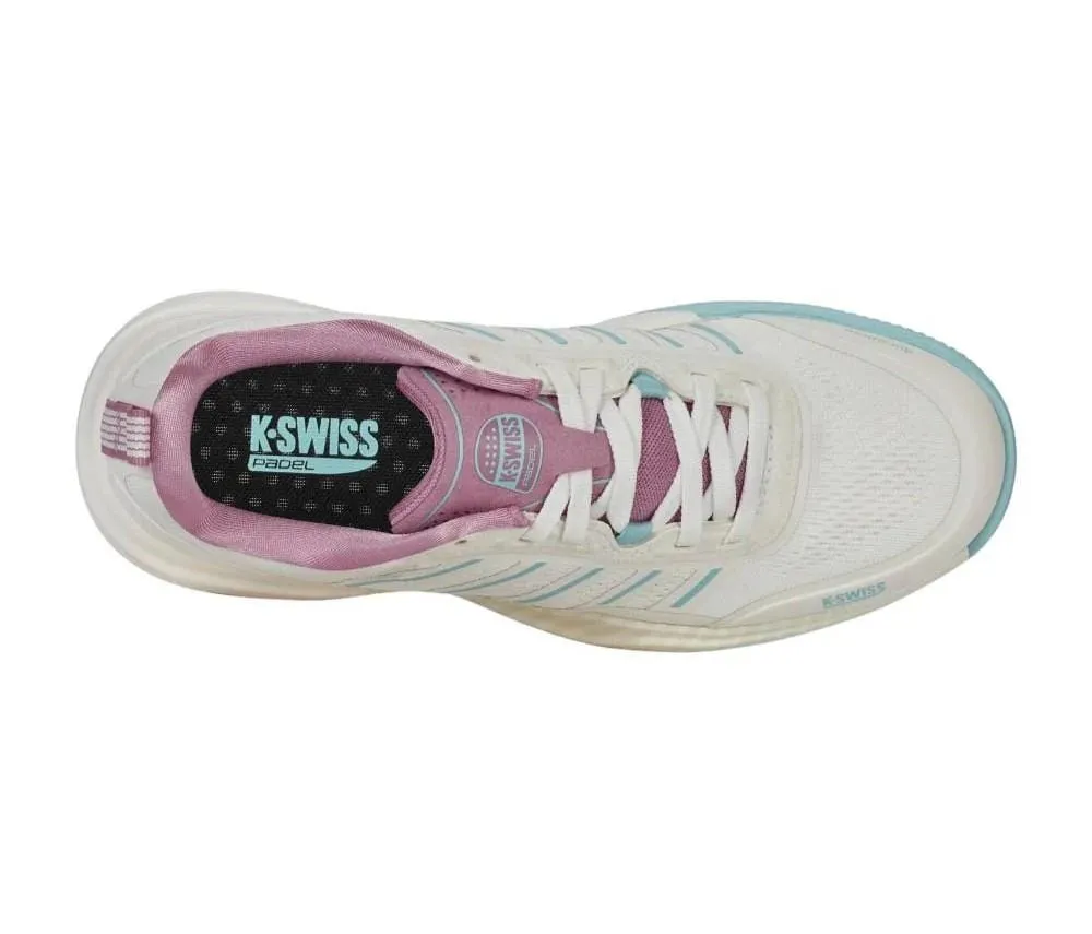 K-Swiss Ultra Court Womens Padel Shoes - White / Pink / Turquoise