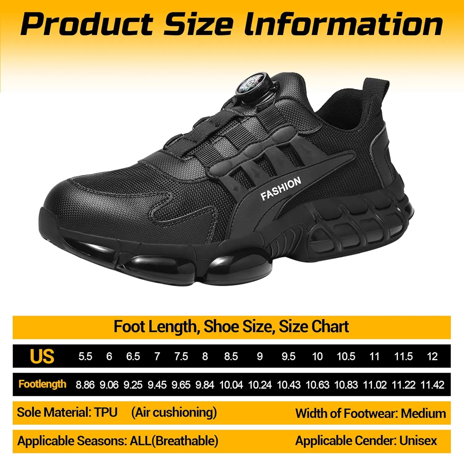 Men's Work Boots, Steel Toe Safety Boots, Soft Men's Anti Slip Steel Toe Shoes, Work Shoes, Indestructible Construction Welding Boots, Safety Shoes, Puncture Resistant Composite Toe Shoes
