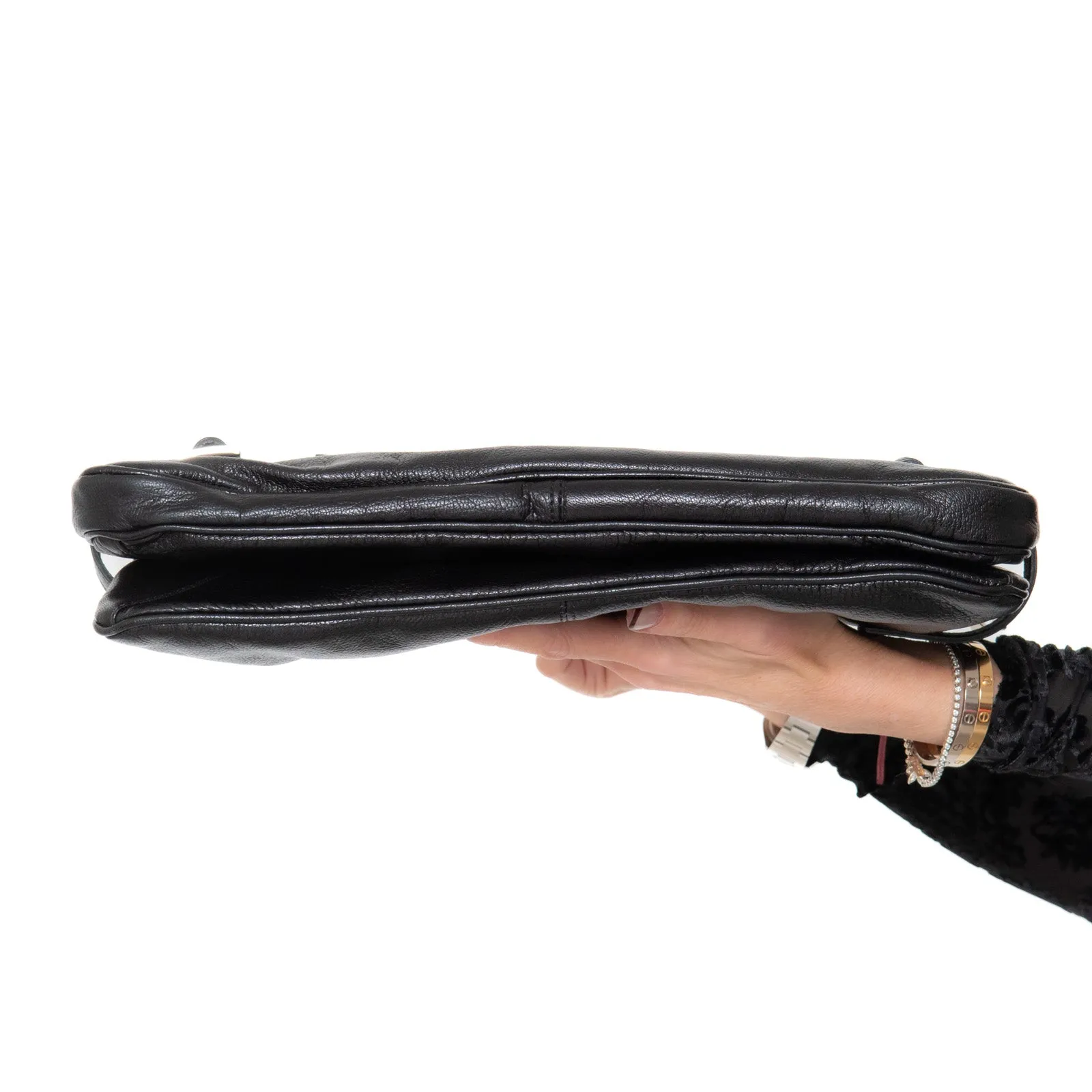 Mulberry Maggie Black Leather Shoulder Bag