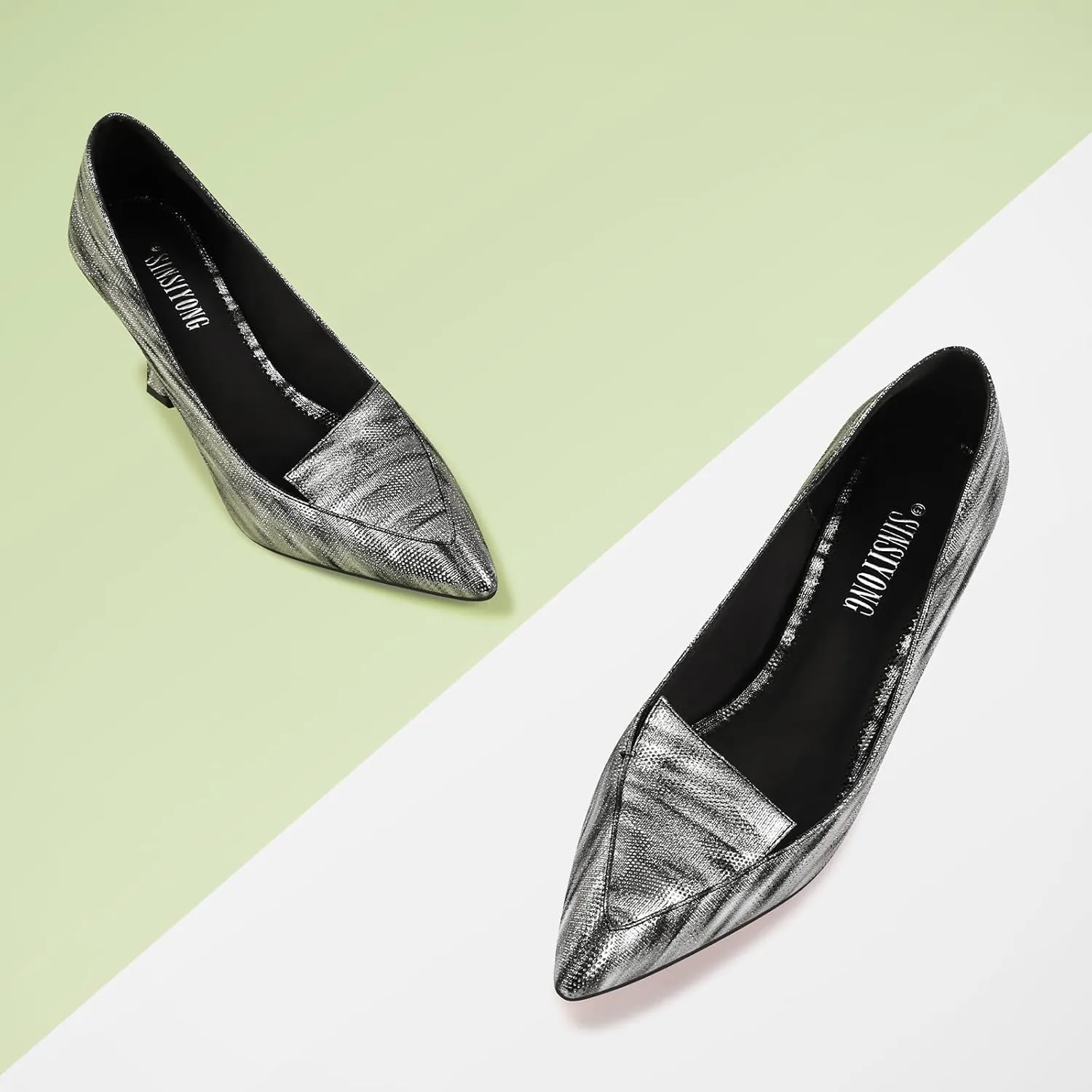 Multicolor High Heels for Women Pointed Toe Stiletto Heel Pumps Comfortable Dress Shoes