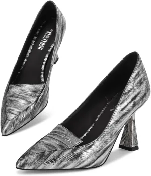 Multicolor High Heels for Women Pointed Toe Stiletto Heel Pumps Comfortable Dress Shoes