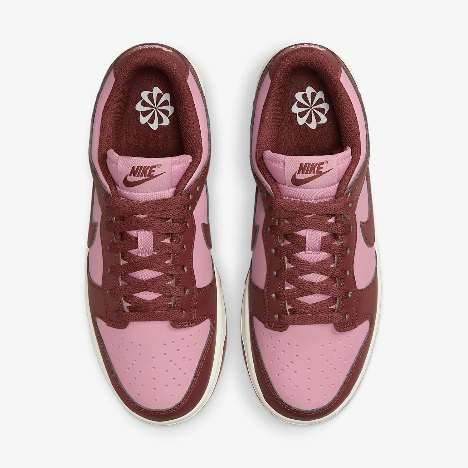Nike Dunk Low Next Nature Women's Shoes (DD1873-114, White/Dark Pony/Sail/Elemental Pink)