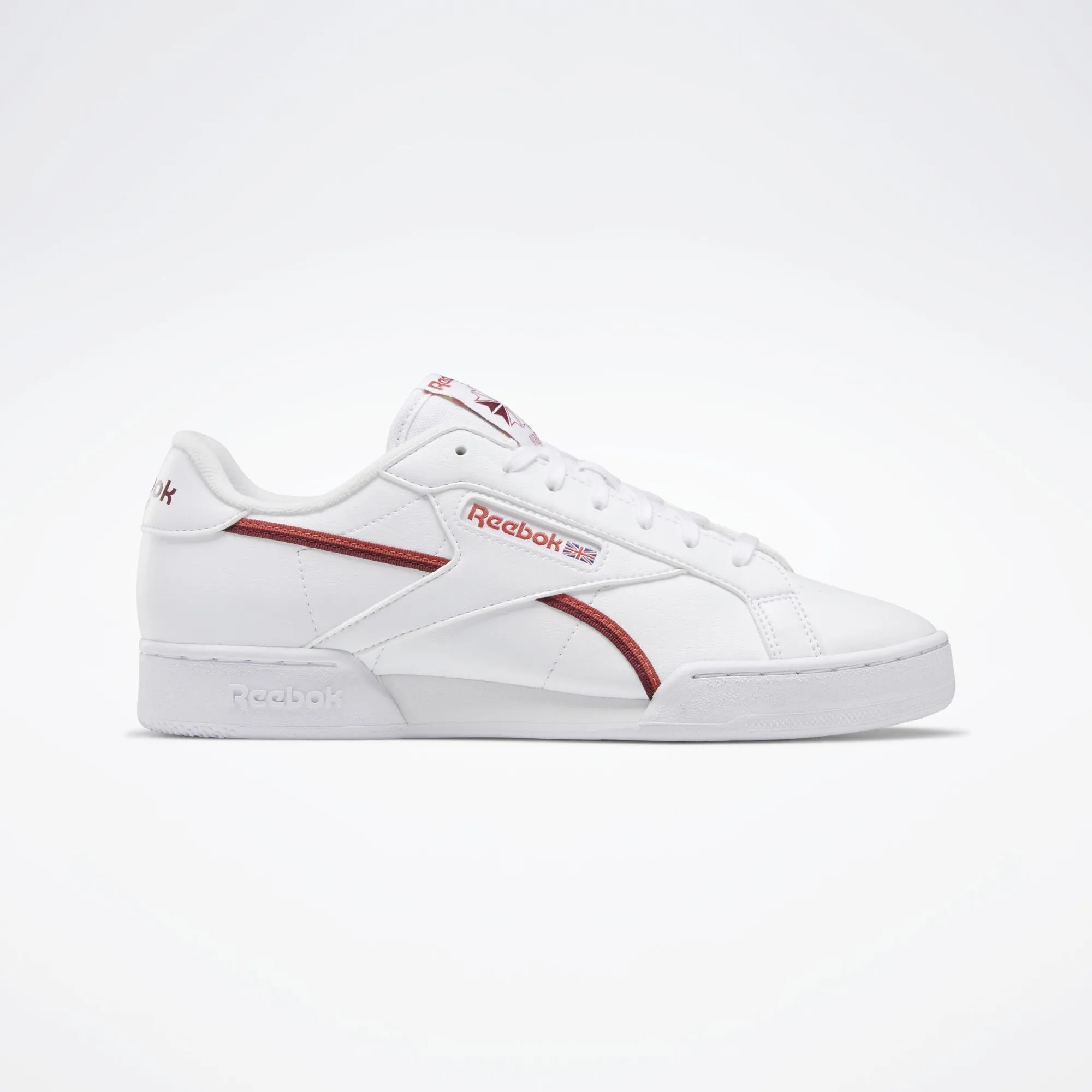 NPC UK II Vegan Shoes (Ftwr White / Rhodonite / Classic Burgundy)