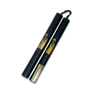 Nunchaku Black Foam 12" Chuck Commemorative Bruce Lee