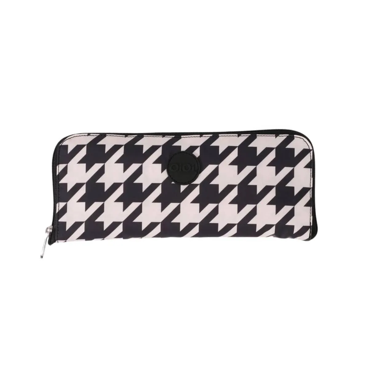 OiOi Fold Up Tote - Houndstooth