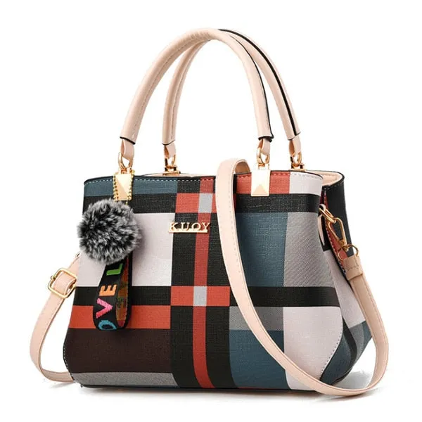 Plaid Shoulder Bag