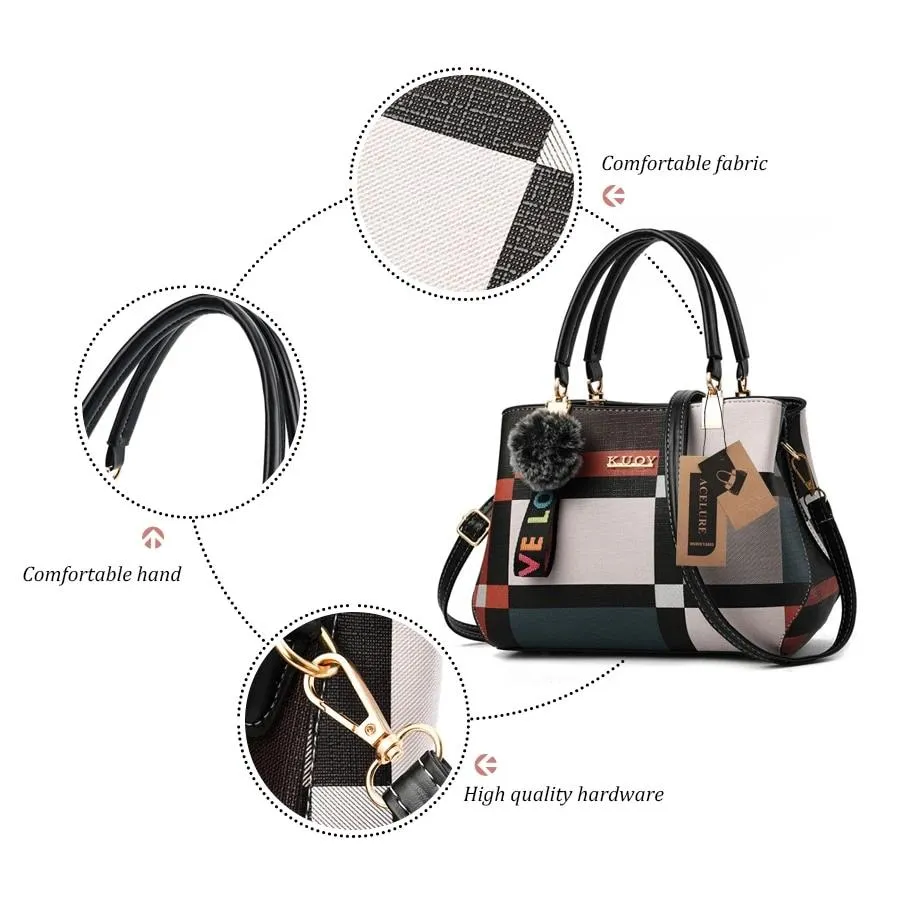 Plaid Shoulder Bag