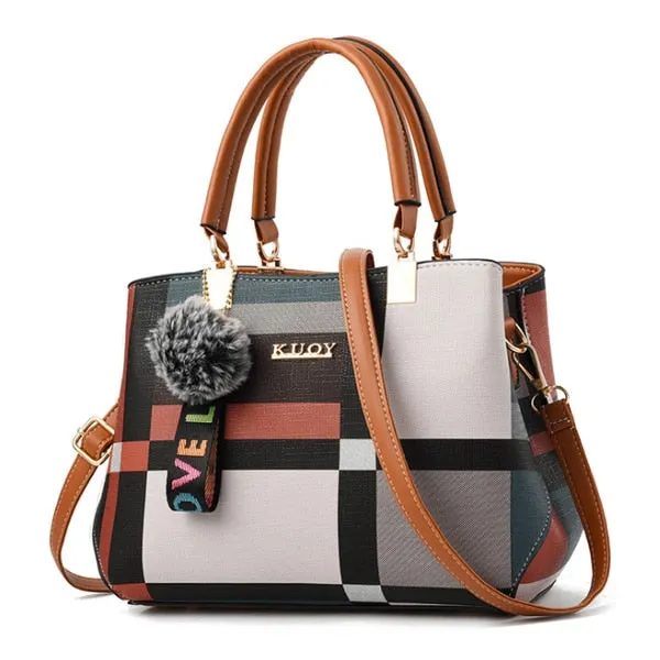 Plaid Shoulder Bag