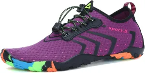 SAGUARO Water Shoes Women  Swim Shoes, Quick-Dry Barefoot Aqua Socks for Beach, Pool, Surfing and Outdoor Activities