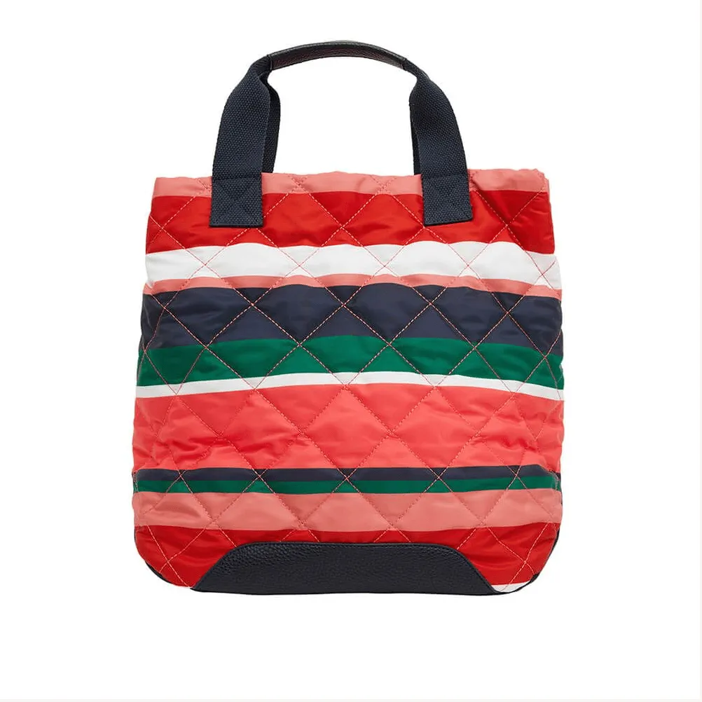 Santa Monica Tote | Navy Multi Stripe