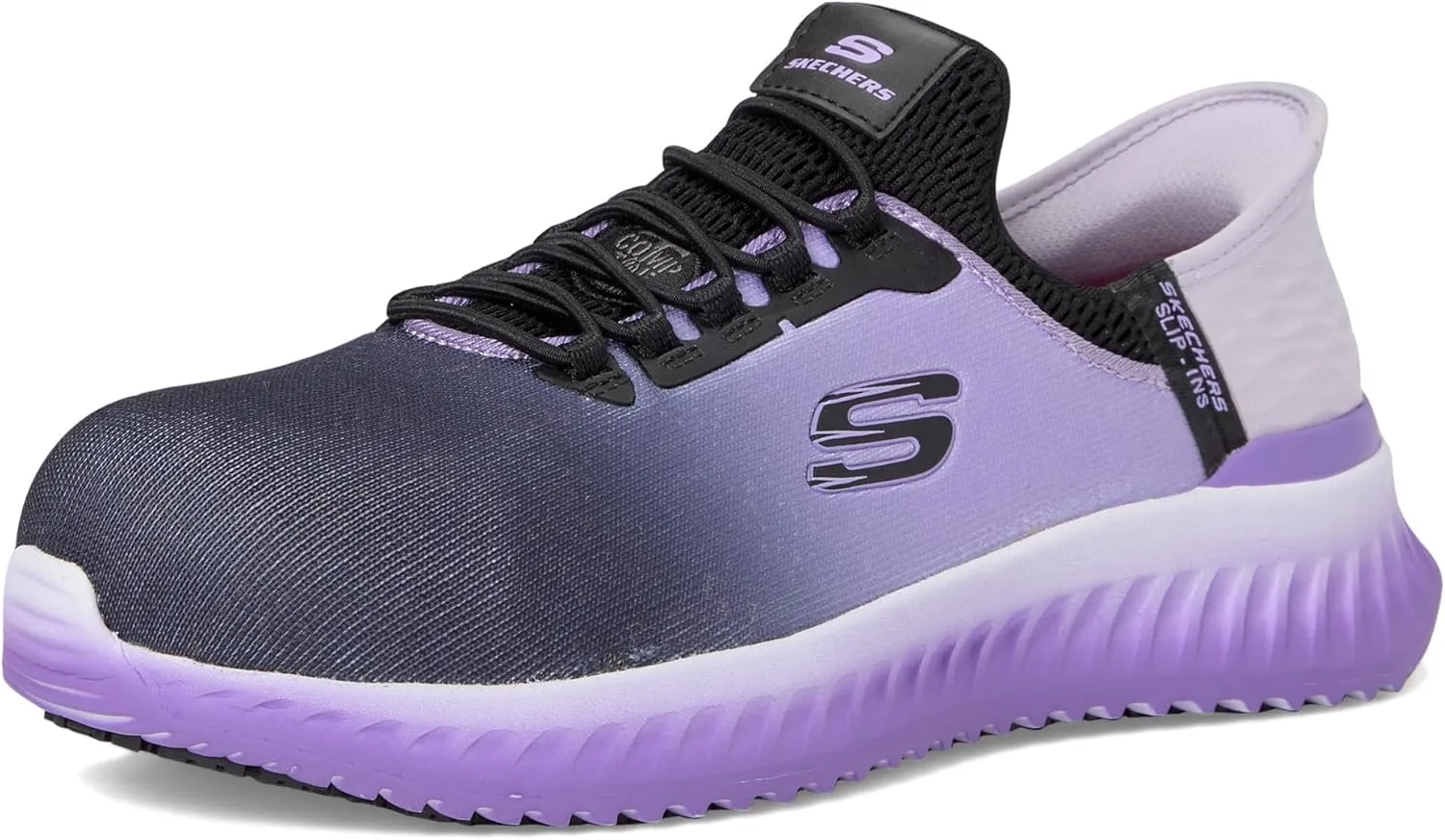 Skechers Women's ins Work: Tilido-Ombray Slip Resistant Bungee Sneakers Industrial Shoe