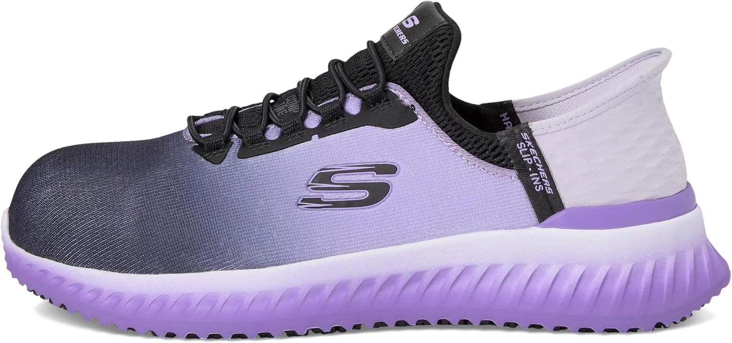 Skechers Women's ins Work: Tilido-Ombray Slip Resistant Bungee Sneakers Industrial Shoe