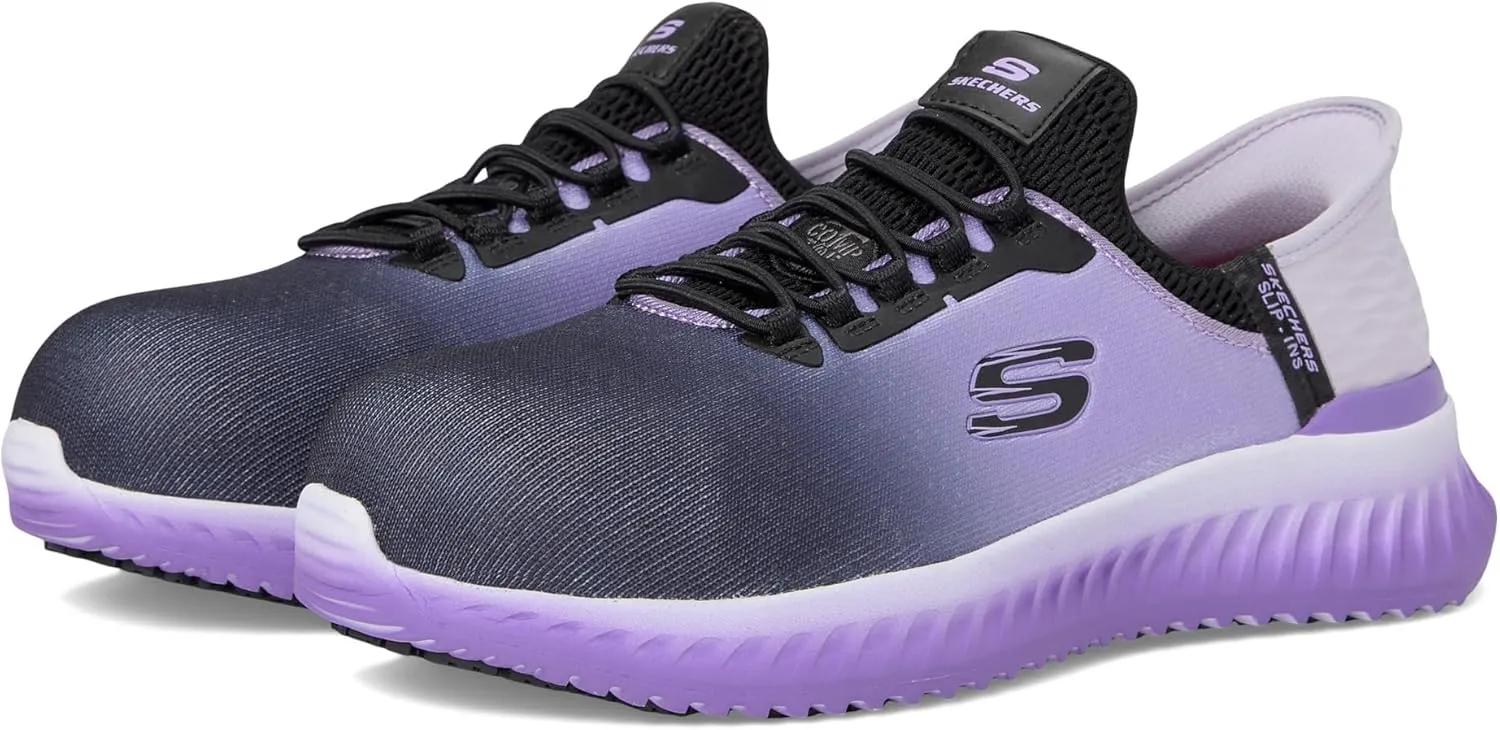 Skechers Women's ins Work: Tilido-Ombray Slip Resistant Bungee Sneakers Industrial Shoe