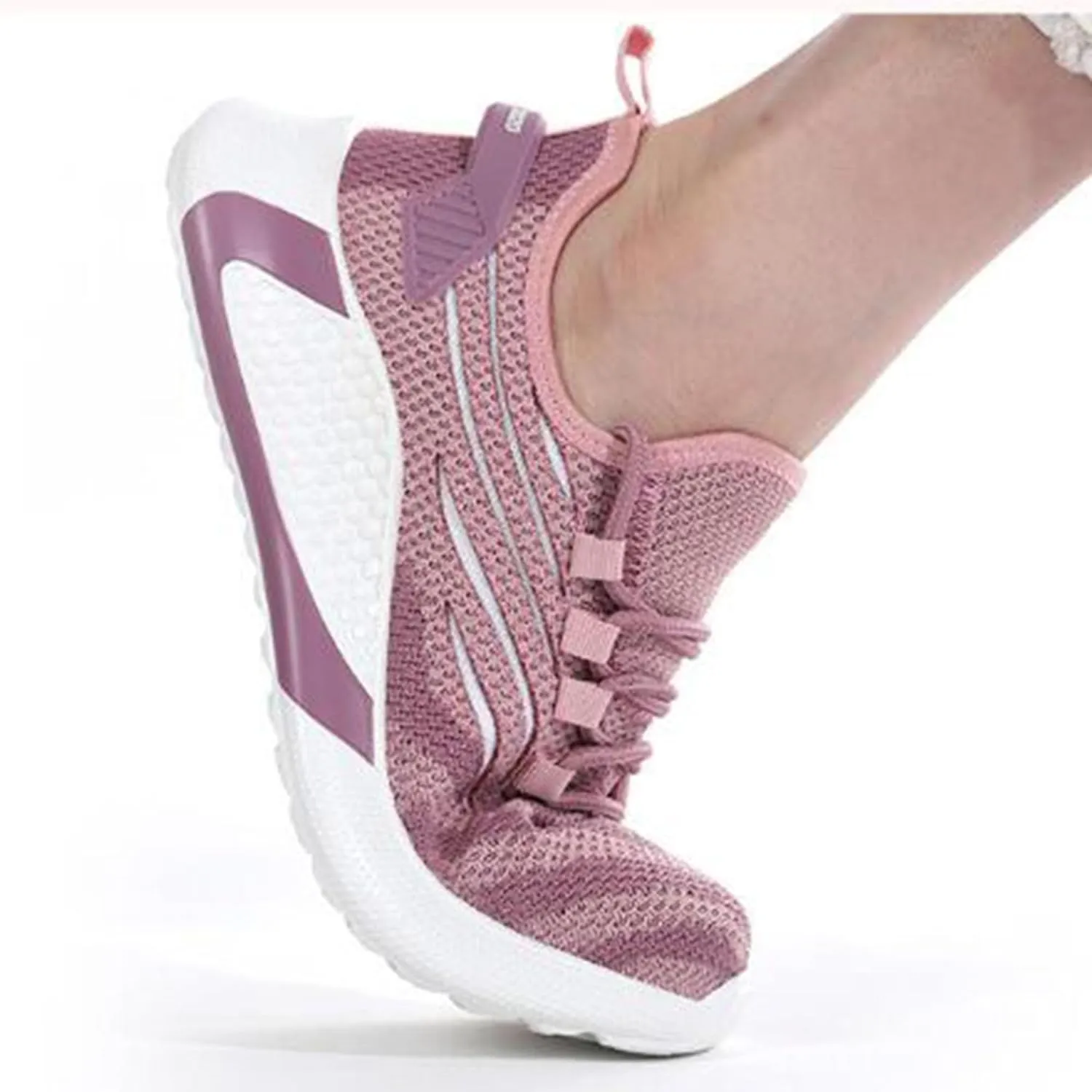 Steel Toe Shoes for Women Lightweight Breathable Safety Shoes Puncture Resistant Work Sneakers Nonslip Construction Shoes Pink