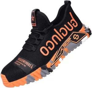 Steel Toe Work Shoes,Men Composite Toe Shoe for Women Work and Safety Footwear Breathable Comfortable Slip Resistant