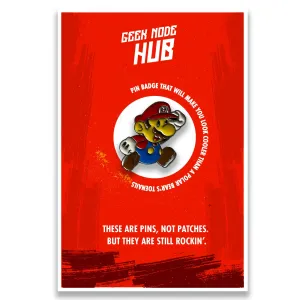 Super Mario Retro Enamel Pin Badge