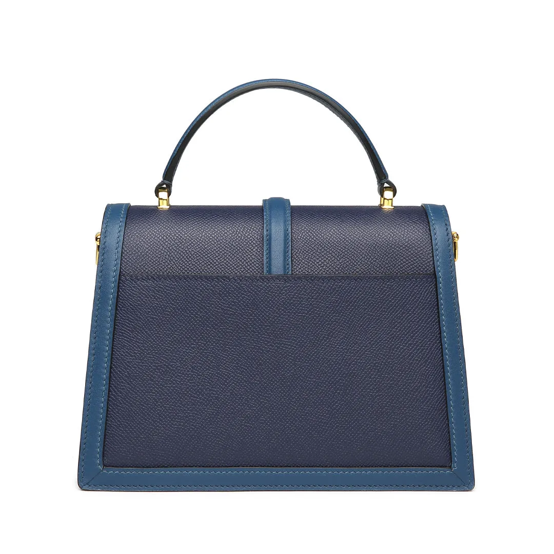 TIANQINGJI Handmade Genuine Leather Organ Crossbody Bag