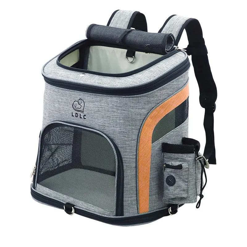 Travel Bag Pet Sports Backpack Portable Collapsible Breathable Cattery Pet Backpack Medium Cat Dog Backpacks Bag Cat Toy