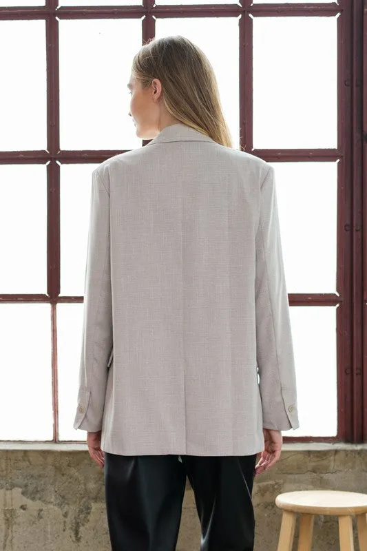 Two Tone Blazer (Natural)