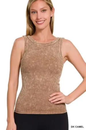 Two-Tone Tank | Dark Camel