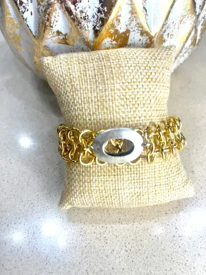 Two-Tone Turkey Bracelet