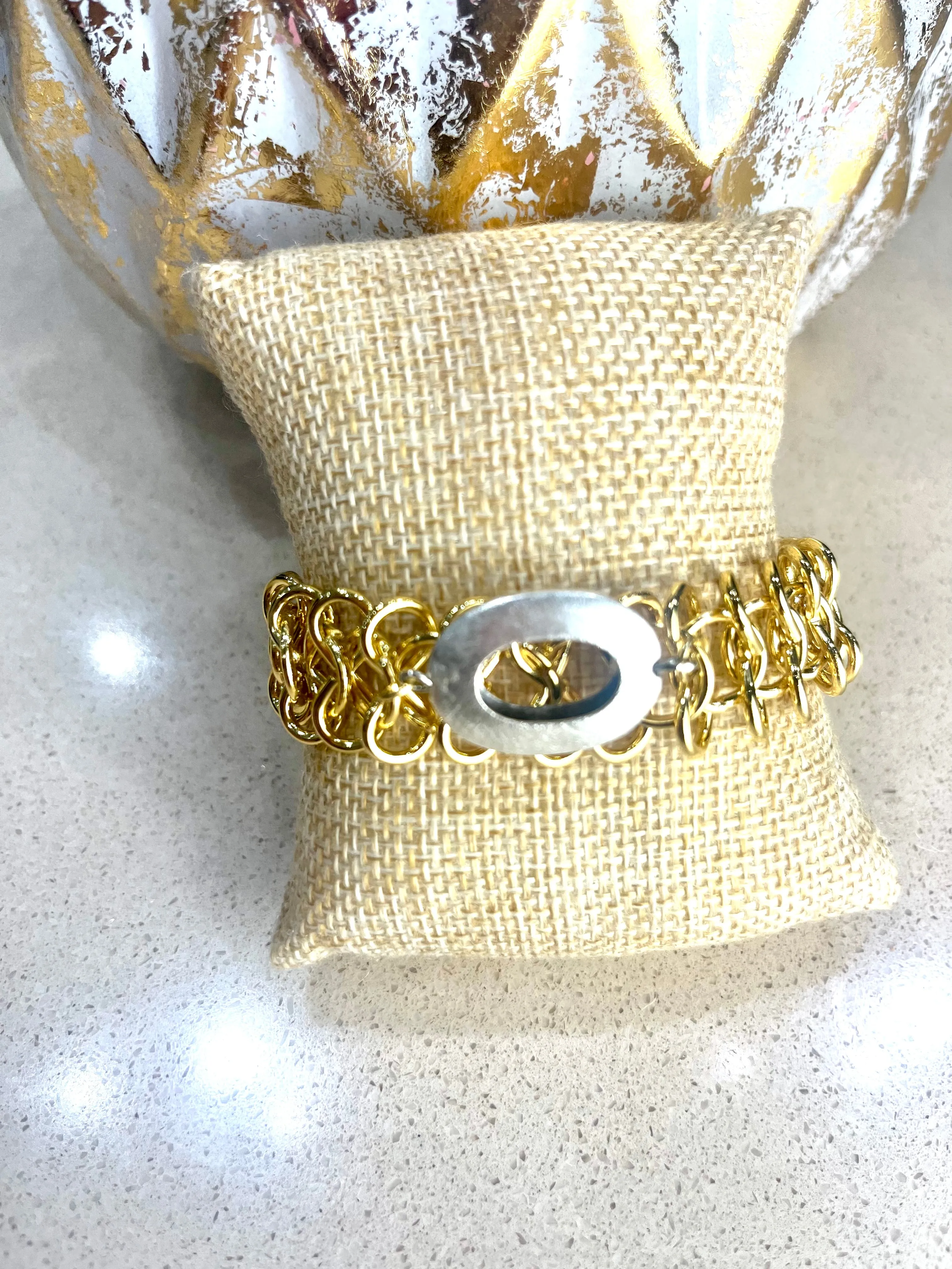 Two-Tone Turkey Bracelet