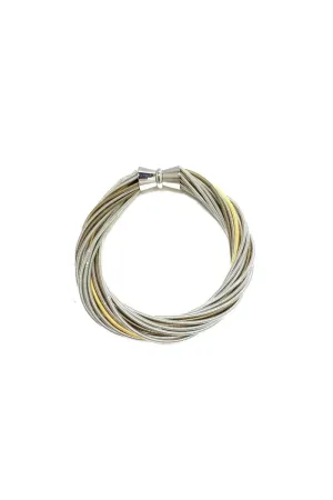 Two-Tone Twist Bracelet