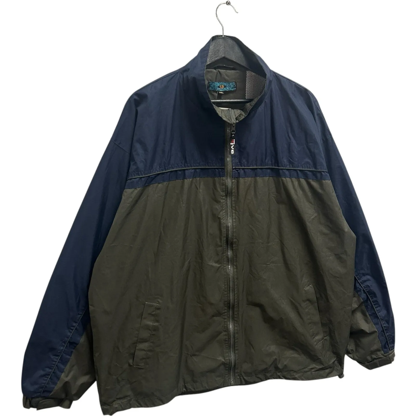 Vintage Two Tone Full Zip Windbreaker