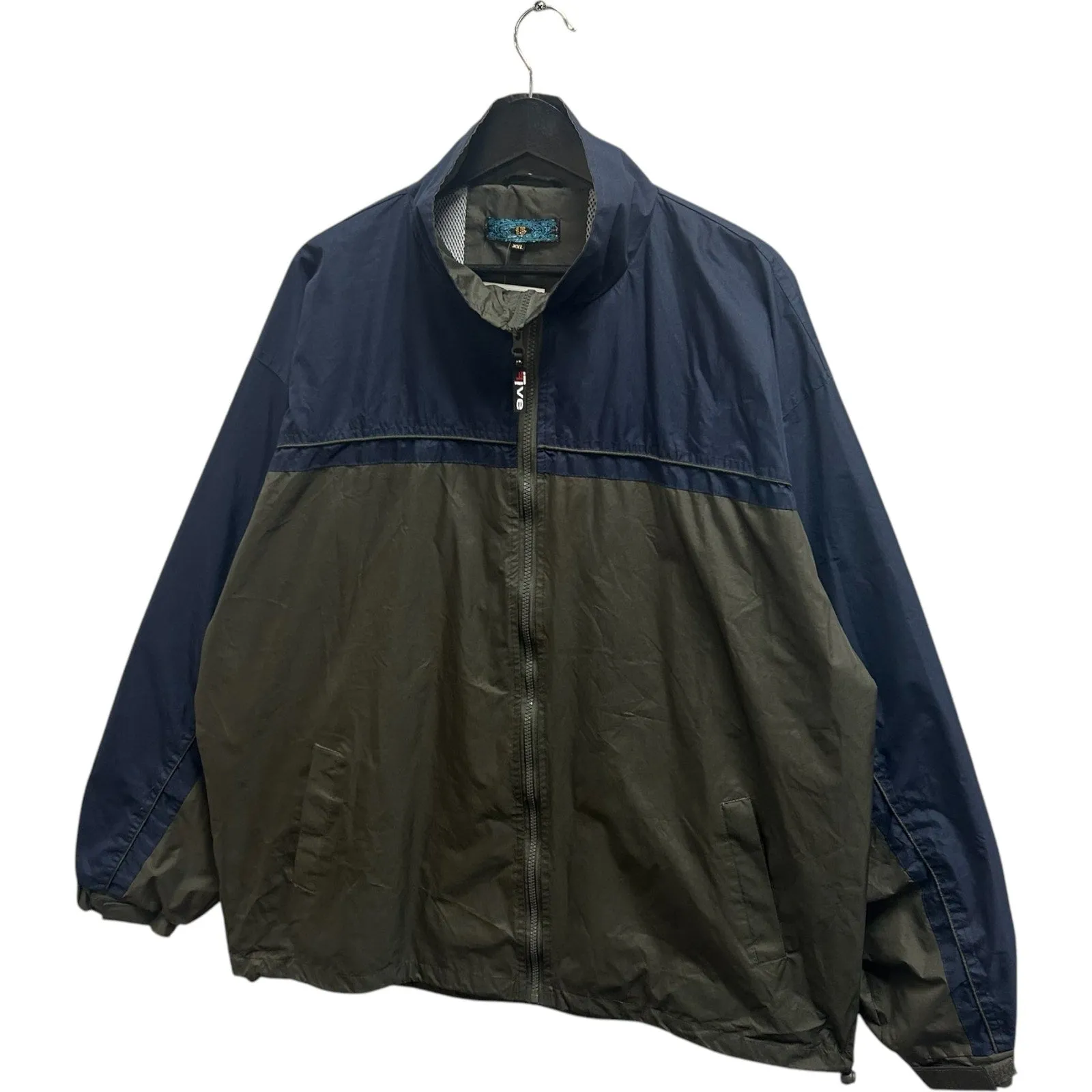 Vintage Two Tone Full Zip Windbreaker