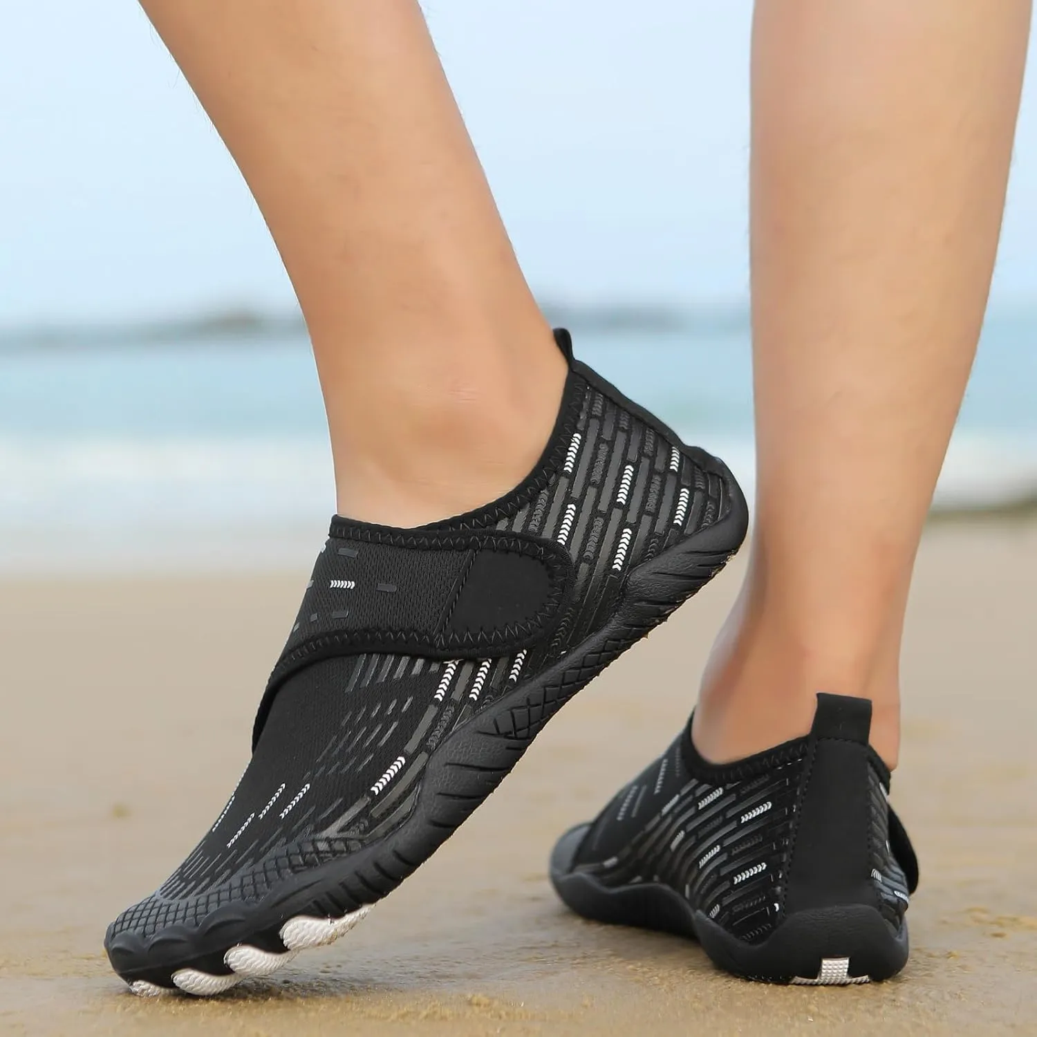 Water Shoes Mens Womens Quick-Dry Barefoot Swim Beach Pool Shoes Aqua Yoga Socks for Hiking Walking Diving Surf Outdoor Water Sports